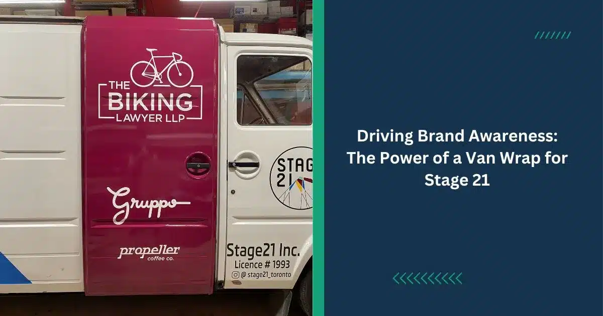 Driving Brand Awareness The Power of a Van Wrap for Stage 21