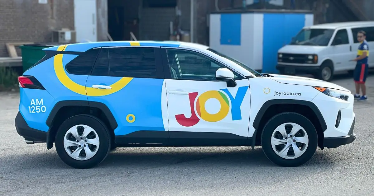 Toyota Rav4 Full Commercial Wrap - Joy Radio - After