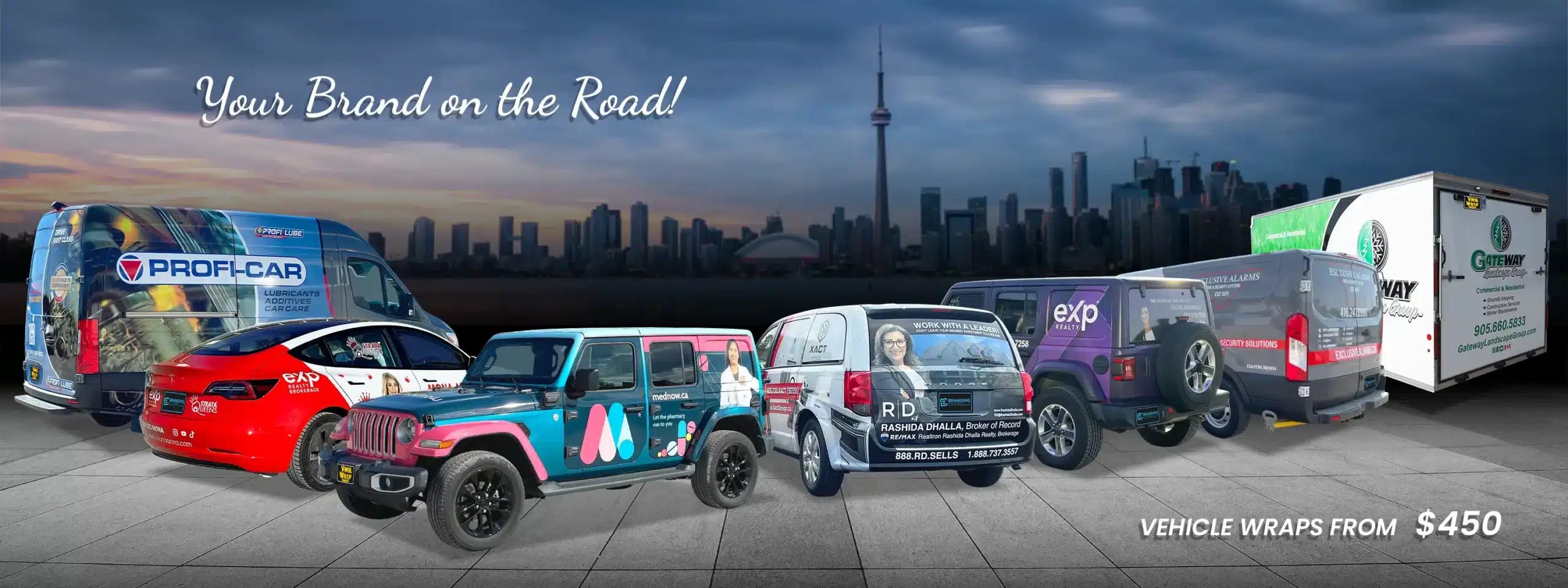 Vehicle Wraps in Toronto - Car, Truck, Van wraps in GTA - Avery Dennison and 3M - COmmercial and Personal - Updated