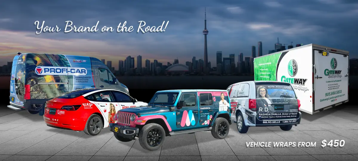 Vinyl Wrap Toronto - Premium Vehicle Wraps in GTA - Avery Dennison and 3M - Commercial and Personal