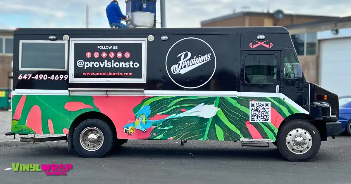 Provisions TO - Full Food Truck Wrap - Custom Design - After