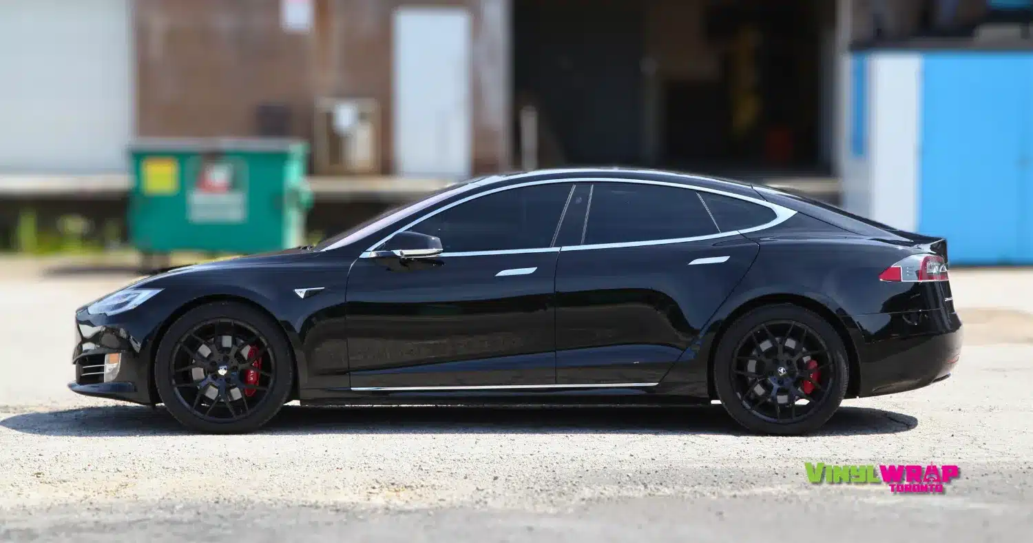 Tesla Model S - Full vinyl Wrap - Colour Change - Before