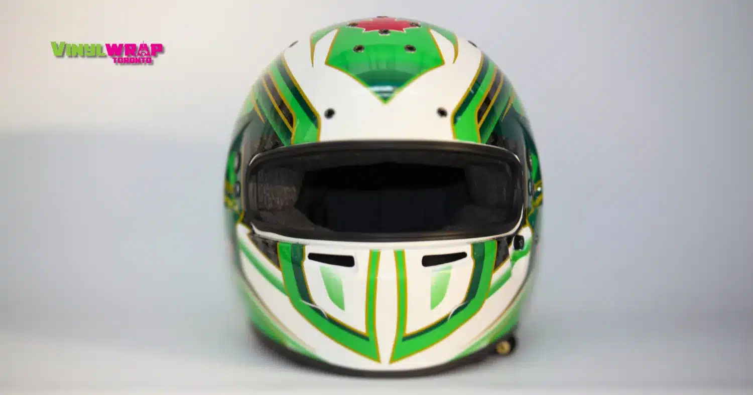 Helmet Full Wrap - Custom Design - After