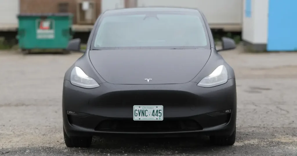 Ritchie Eslawa's 2024 Tesla Model Y features a Matte Black Tesla Wrap, delivering a bold and sleek custom finish.






