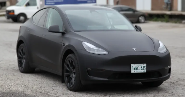 Ritchie Eslawa – 2024 Tesla Model Y – Full Wrap with a Sleek Matte Black Finish