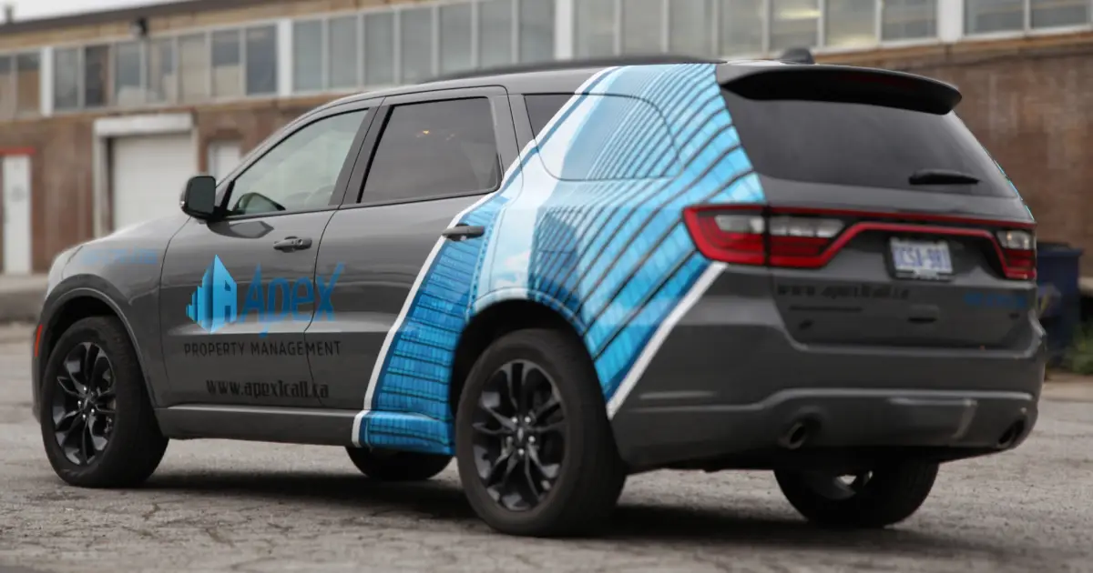 Apex Property Management – Dodge Durango GT – Partial Vehicle Wrap