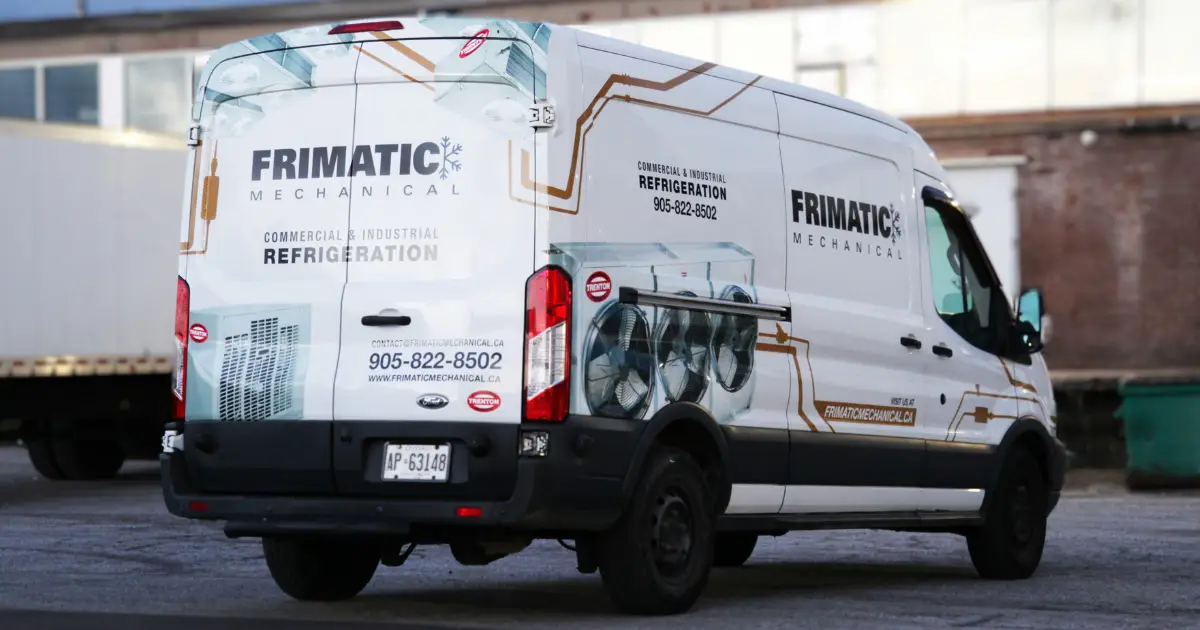 Frimatic Mechanical - Ford Transit 250 Truck Partial Wrap