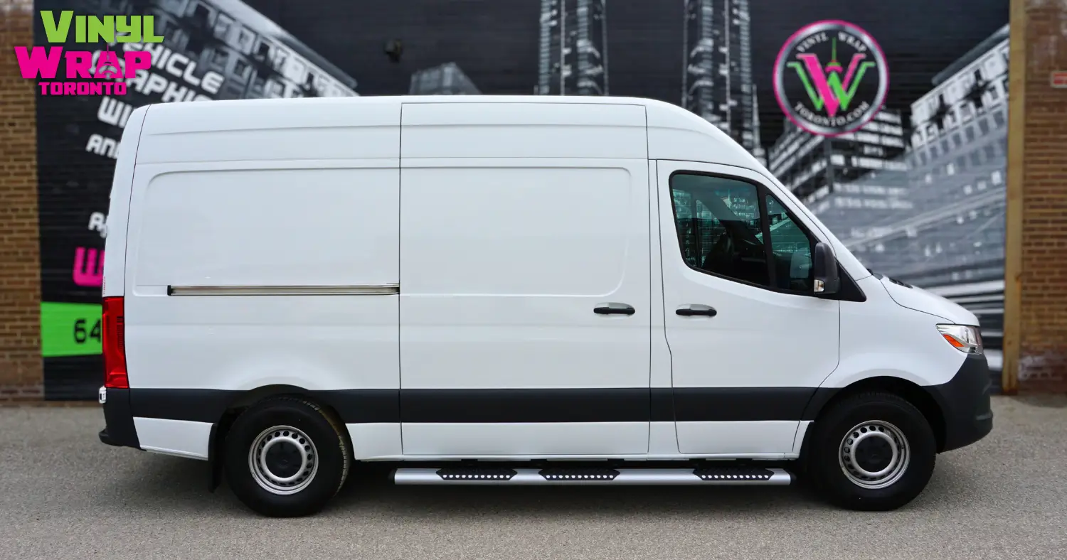Good woof - Sprinter High Roof - Full Wrap - Before - Side