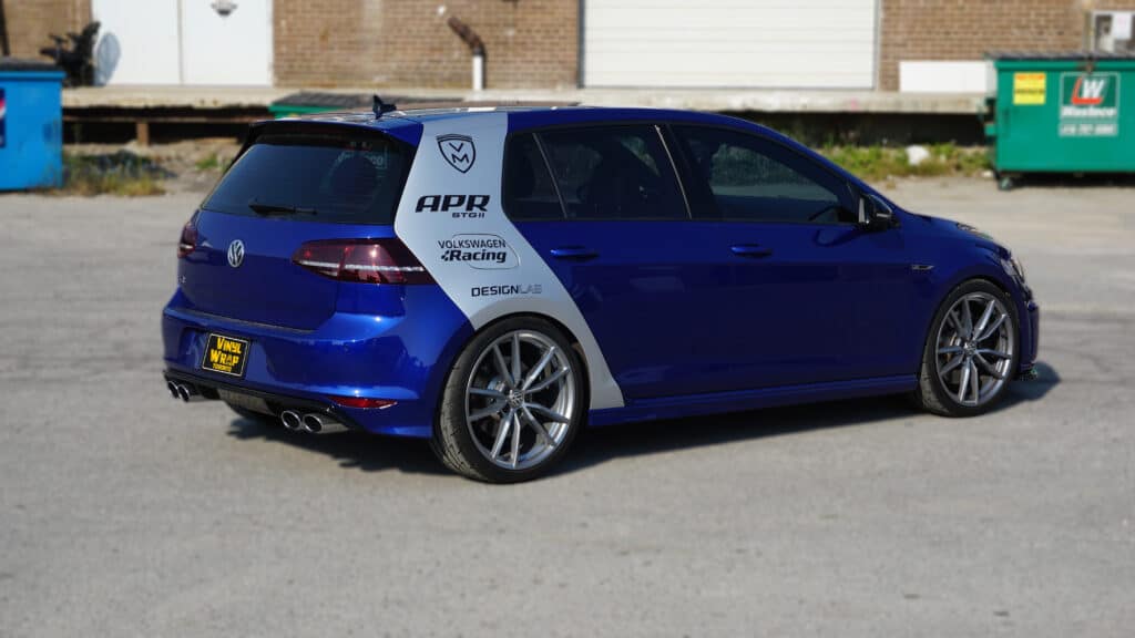 VW Golf 2019 Lettering and Decals Etobicoke Ontario – Eco-Friendly Install by Branding Centres