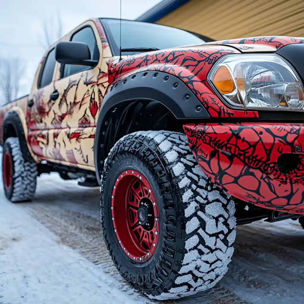 weather-resistant truck decals