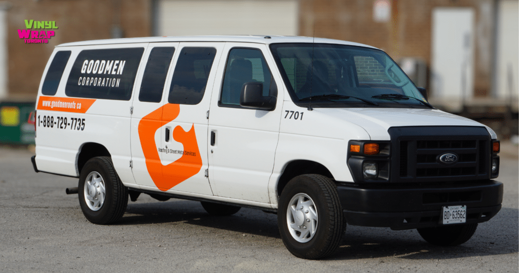 Fleet Decals for Contractors - Ford Van Vinyl Wrap Toronto
