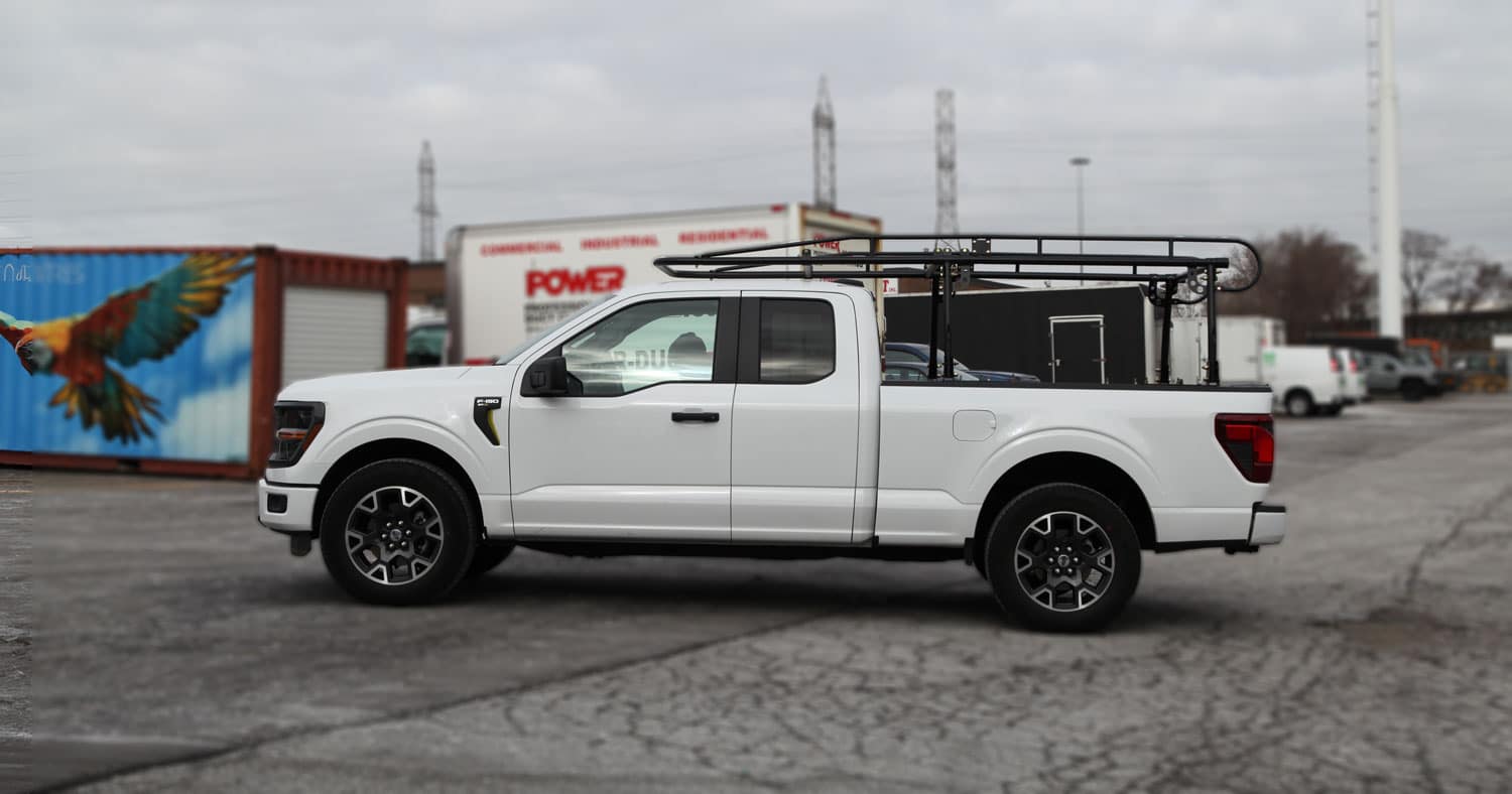 Okane Care Ford F-150 Crew 2024 Full Wrap Driver's Side Before Image