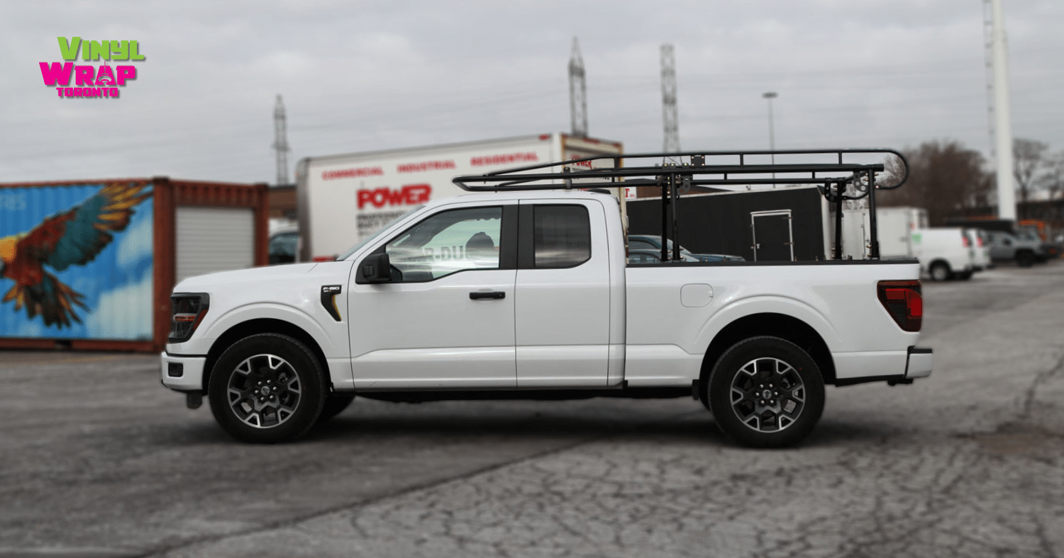 Okane Care Ford F-150 Crew 2024 Full Wrap Driver's Side Before