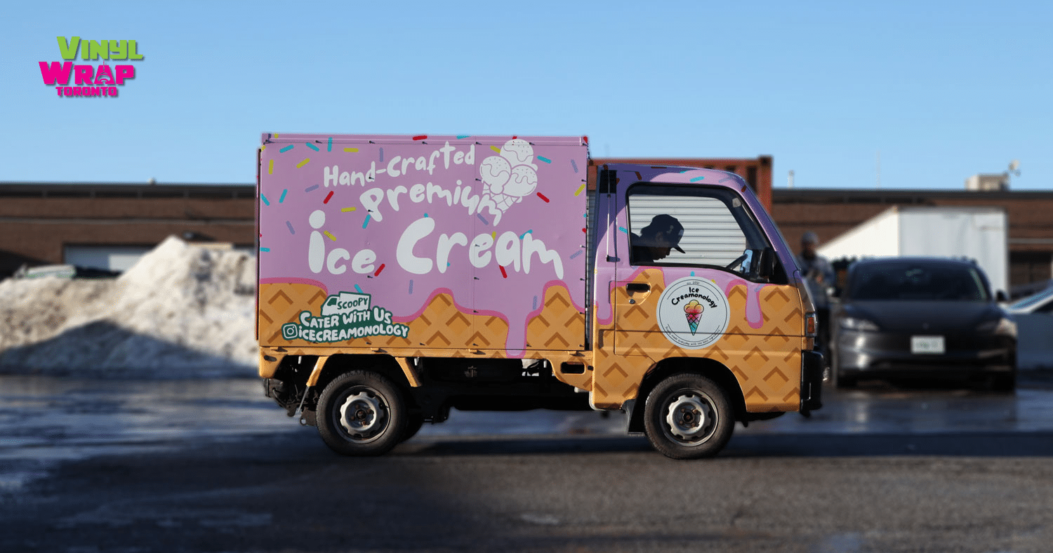 Subaru Sambar Full Wrap Passenger's Side