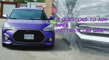 5 Questions to ask when getting a car wrap - VinylWrapToronto.com - Best Car wrap shop in GTA - Avery Dennison - 3M cost