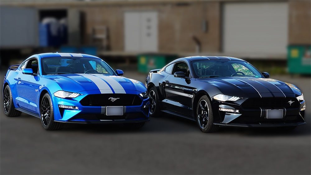 Ford Mustang - 2019 California Special Blue and Black - Stripes - Personal - Custom Racing Stripes cost