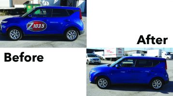 Kia Soul - 2019 Decals Unwrap - Decal Removal - VinylWrapToronto.com - Vehicle Wrap In Toronto - decals for cars