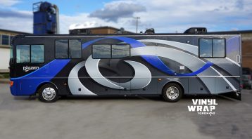 RV Custom Full Wrap - Vinyl Wrap Toronto - Avery Dennison - VinylWrapToronto.com - Vehicle Wrap Side - Custom RV wrap in GTA
