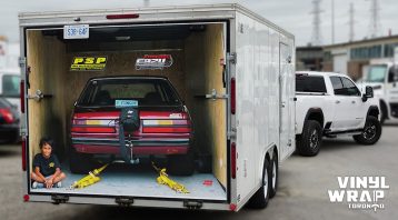 Trailer Wrap - Carmate 2019 - Partial - Personal - Vinyl Wrap Toronto - Vehicle Wrap in Mississauga - Custom vehicle wrap in GTA