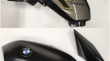 Vinyl Wrap Toronto BMW Bike R1200 Left Side - Motorcycle Wrap Cost